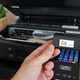 Detalle del depósito de una impresora Epson EcoTank ET-3850